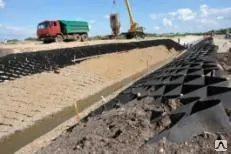 Фото №0 Объемная георешетка (геокаркас)