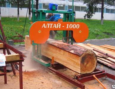 фото Ленточная пилорама Алтай-1000
