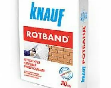 фото Штукатурка гипсовая универсальная Knauf Ротбанд серая 30 кг