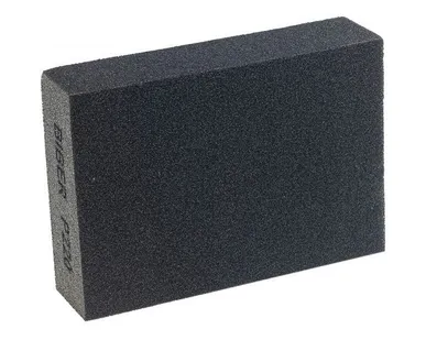 фото Губка шлифовальная Р220 4-х сторонняя 100*70*25мм Бибер 70677