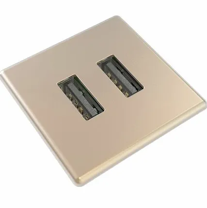 Фото №0 Розетка Kondator 935-PM31M, встраиваемая, шампань