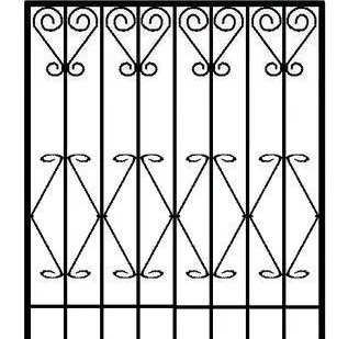 фото Решетка на окно Rp12