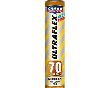 фото Пена монтажная KRASS ULTRAFLEX 70 Supreme всесезонная 890 мл 0005282