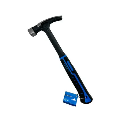 Фото №0 Молоток-гвоздодер плотника ПРОФ 450 гр., VERTEXTOOLS, 1 шт