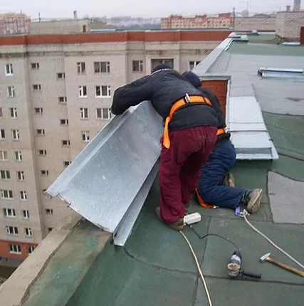 Фото №0 Установка парапетов