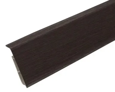 фото Плинтус Ideal Деконика 85 мм Венге Тёмный 303
