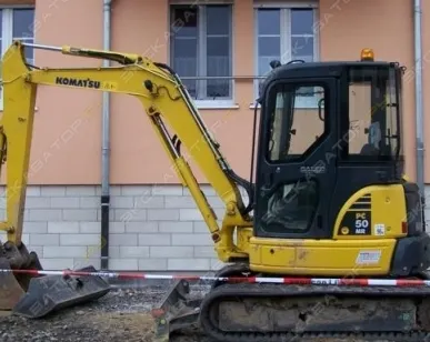 фото Аренда мини-экскаватора Komatsu PC50MR, Москва