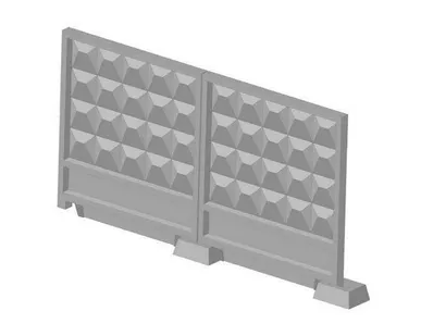 фото Плита забора бетонного Пз 47-30