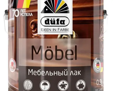 фото Лак DUFA Лак для отделки мебели DUFA Mobel 0,9 л глянцевый венге