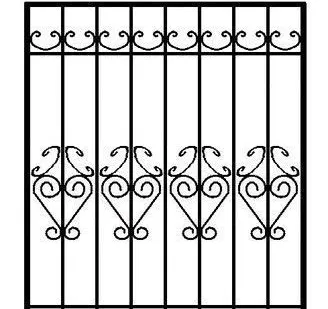 фото Решетка на окно Rp15