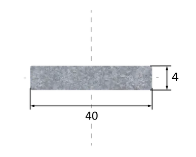 фото Полоса оцинкованная 40х4