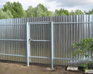 фото Профнастил С-8 0,45мм ширина 1200/1150мм оцинкованный