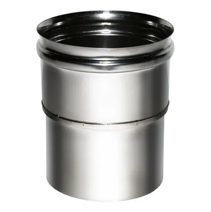 Фото №0 Переходник "Дымок" с топки D115 на трубу D120, AISI 439 (0.5)