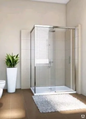 Фото №0 Душевое ограждение прямоугольное раздвижное SLIDE RECTAN GK-863B 80x120см