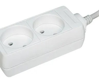 фото Удлинитель 2х5м без заземл. 10А IP20 У2 2P ИЭК WYP10-06-02-05-N