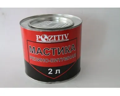 фото Мастика резино-битумная 2кг