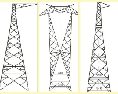 фото Промежуточная металлическая опора П220-3Т+5