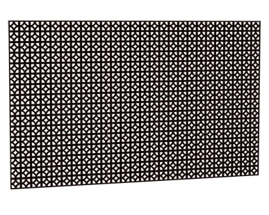 фото Лист хдф перфорированный PRESKO окрашенный Венге / Эфес(680х1000х3)