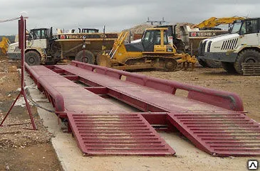 Фото №0 Весы автомобильные передвижные с направляющей силовой колеей ВА-ПО Эльф.