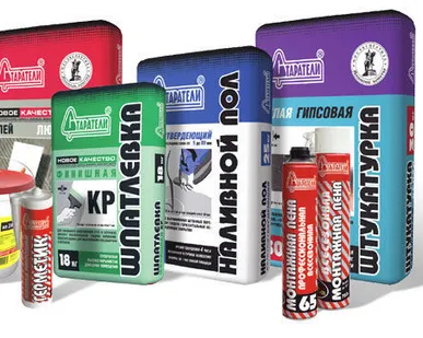 фото Сухие смеси строительные