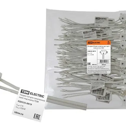 Фото №0 Патрон G4 для галогенных ламп под винты TDM