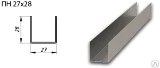 Фото №0 Профиль ПН 28*27