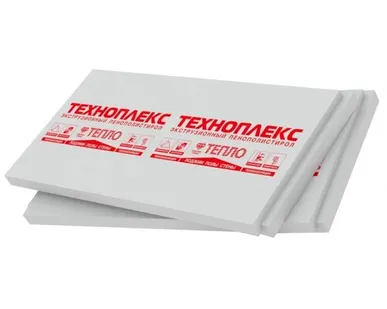 фото пенополистирол ТЕХНОПЛЕКС XPS (плиты экструдированные) 1180*580*50мм/ L-кромка/плотность 30/ 8шт