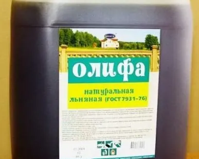 фото Олифа натуральная