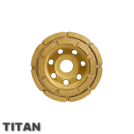 Фото №0 СТД-189 Алмазная чашка 125Т сегмент в два ряда (желтая) Е