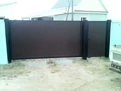 Фото №0 Откатные ворота