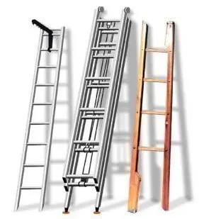 фото Лестница пожарная 3-х коленная 10.7м