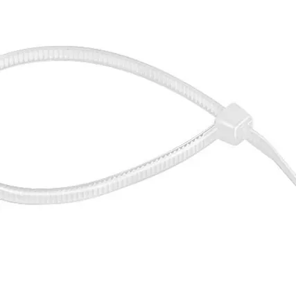 Фото №0 Хомуты 200х3,6мм пластиковые белые 100шт СИБРТЕХ