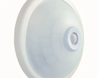 фото Светильник с защитной решеткой и датчиком движения, белый, 230VAC, 60W,E27