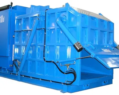 фото Вакуумный погрузчик на базе вакуумной установки серии S10D-central + квадратный фильтр-контейнер на раме SCH2064