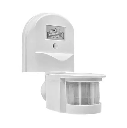 Фото №0 Датчик движения инфракрасный настенный 180* 12м 1100W белый IP44 IEK ДД-008