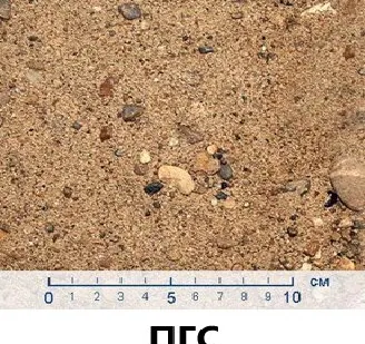 фото Песчано-гравийная смесь (ПГС)