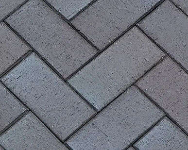 фото Клинкерная брусчатка ЛСР Штутгарт графитовый, 200*100*50 мм