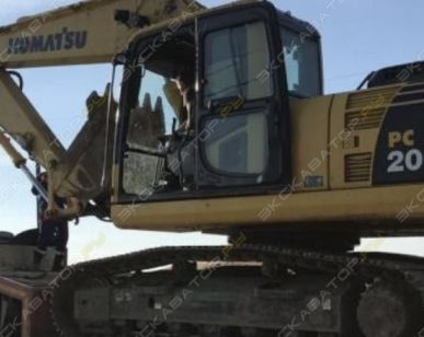 фото Аренда гусеничного экскаватора Komatsu PC220, Тула