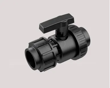 фото Компрессионный шаровой кран диаметром 63х2" мм