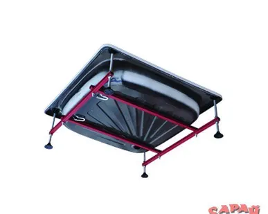 фото Каркас душевого уголка для поддона 900х900 AVANT202W со шторкой