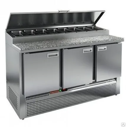 Фото №0 Стол для пиццы HICOLD PZE2-111GN (1/6) КАМЕНЬ