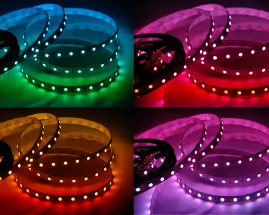 фото Открытая светодиодная лента SMD 5050 60LED/m IP33 12V RGB