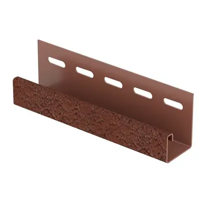 Фото №0 J-trim (ЮП) Стоун Хаус "S-Lock Клинкер" Терракотовый 3 050 мм