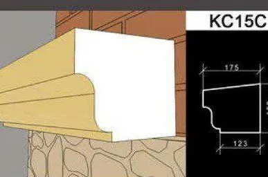 фото Цокольный карниз KC15C