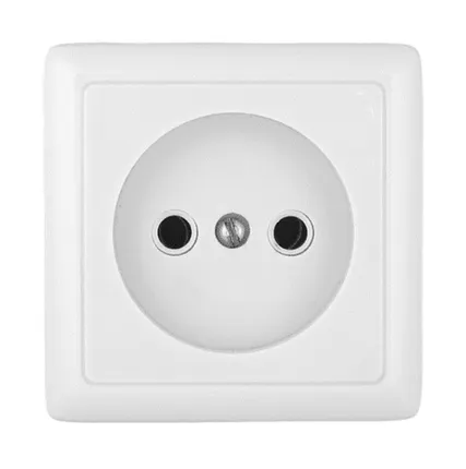 Фото №0 Schneider Electric Розетка 1-м ОП Хит 10А IP20 250В без заземл. без защ. шторок бел. RA10-131-B Schneider Electric