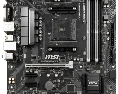 фото Материнская плата MSI B450M