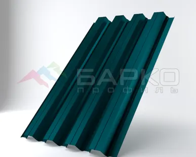 фото Профлист Н-75 -800мм(750 мм) Водная синь RAL 5021 Полиэстер 0.7