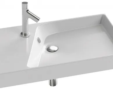 фото Раковина подвесная, гладкая нижняя поверхность 80х46 см Jacob Delafon Ryth