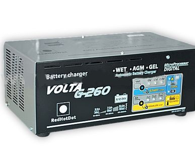 фото RedHotDot Устройство зарядное микропроцессорное VOLTA G-260 (6-12-24В)
