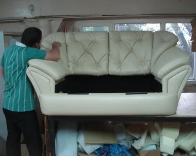фото Перетяжка диванов на дому